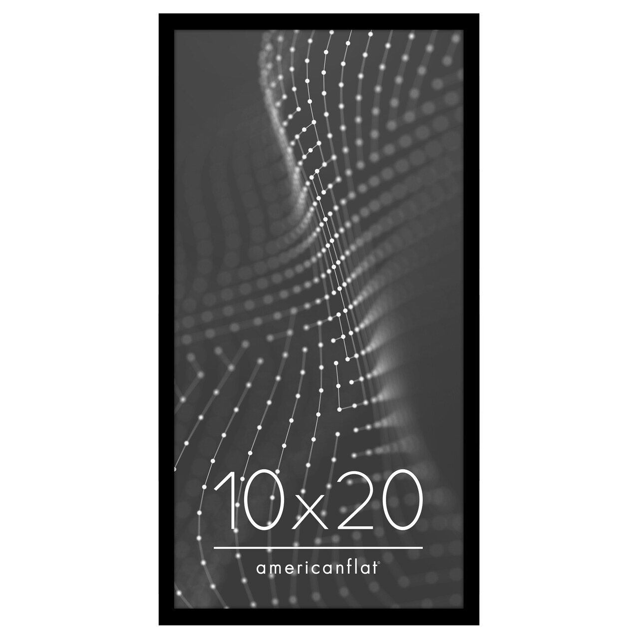 Americanflat Poster Frame - Perfect Frame for Photos and Artwork - Large Picture Frame - Polished Plexiglass - Hanging Hardware with Horizontal and Vertical Display